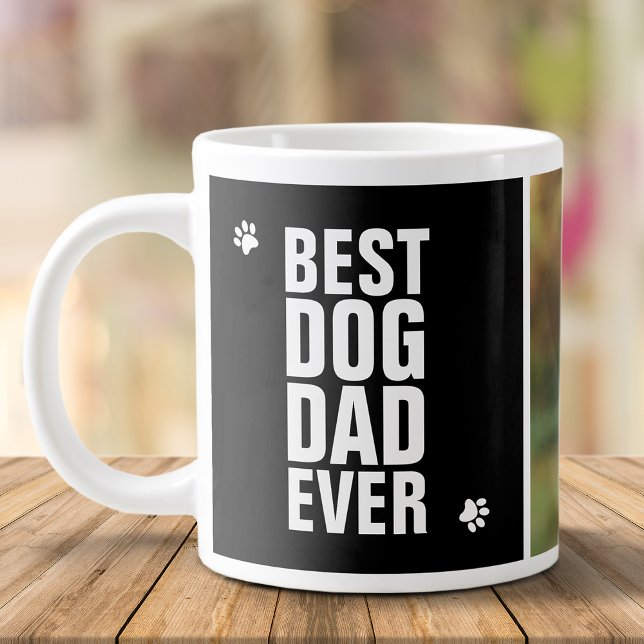 Fars dag Best Hund Pappa någonsin Foto Jumbo Mugg (Skapare uppladdad)