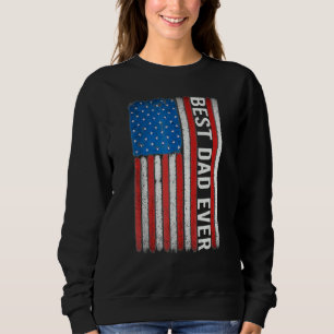 Fars dag Best Pappa någonsin American Flagga 8 T Shirt
