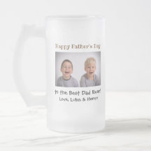 Fars dag Best Pappa någonsin barnfoto