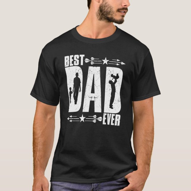Fars dag Best Pappa någonsin För manar Pappa pappa T Shirt (Framsida)
