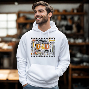 Fars dag Best Pappa någonsin Handsome Hero Hoodie