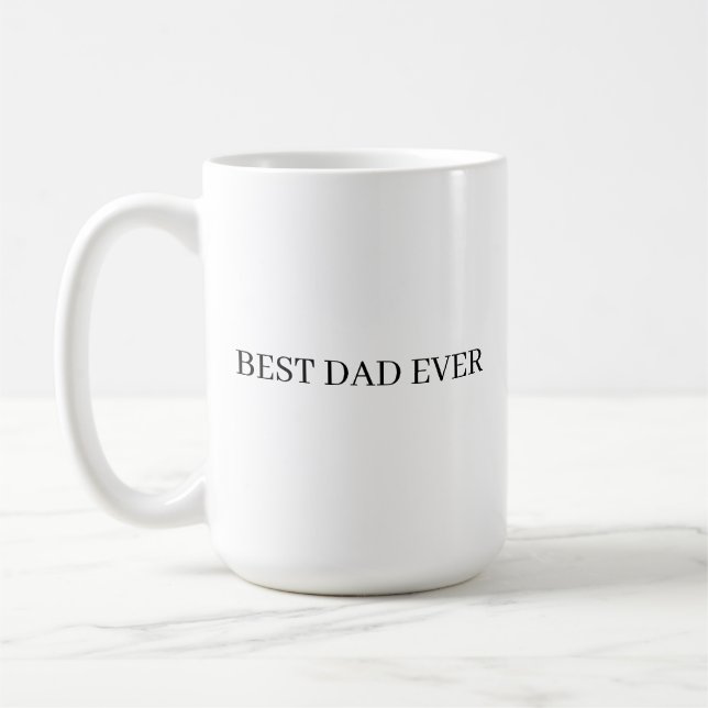 Fars dag Best Pappa någonsin Kaffemugg (Vänster)