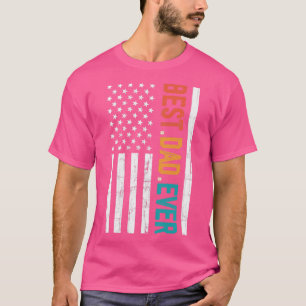 Fars dag Best Pappa någonsin med USA:s amerikanska T Shirt