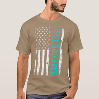 Fars dag Best pappa någonsin med USA:s amerikanska T Shirt