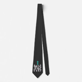 Fars dag Best Pappa någonsin minimalistiskt Slips