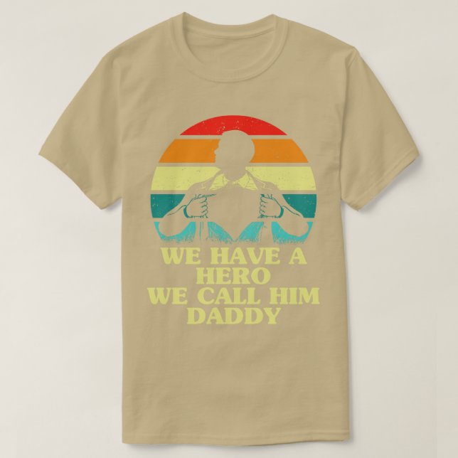 Fars dag Best Pappa någonsin Retro Sunset Fars dag T Shirt (Design framsida)