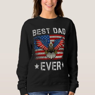 Fars dag Best Pappa någonsin USA flagga Patriotic T Shirt