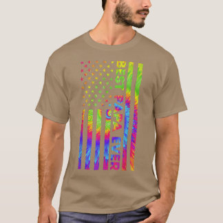 Fars dag Best Pappa någonsin USA:s tie Dye T Shirt