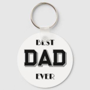 Fars dag Best Pappa någonsin White Nyckelring