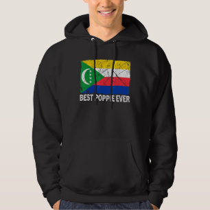 Fars dag Best Poppie någonsin störtade Komorerna F Hoodie