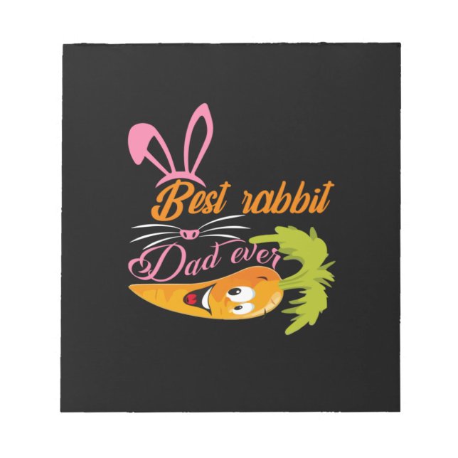 Fars dag Best Rabbit Pappa någonsin Anteckningsblock (Framsida)