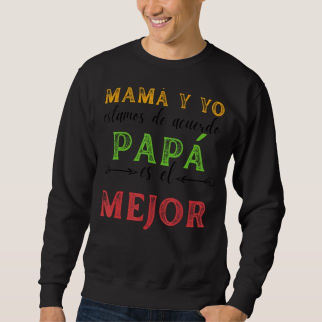 Fars dag Best World DDoDoDoDoDotter Son Pappa Man Lång Ärmad Tröja (Framsida)