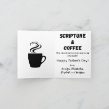 Fars dag Bible Verse Coffee and Scripture