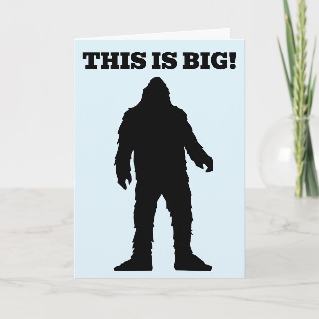 FARS DAG BIGFOOT FUNNY Greeting Cards Kort (Framsida)