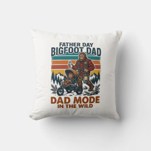 Fars dag Bigfoot Pappa Tröja Camping Legend Far Kudde