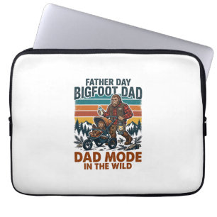 Fars Dag Bigfoot Pappa Tröja Camping Legend Far Laptop Fodral