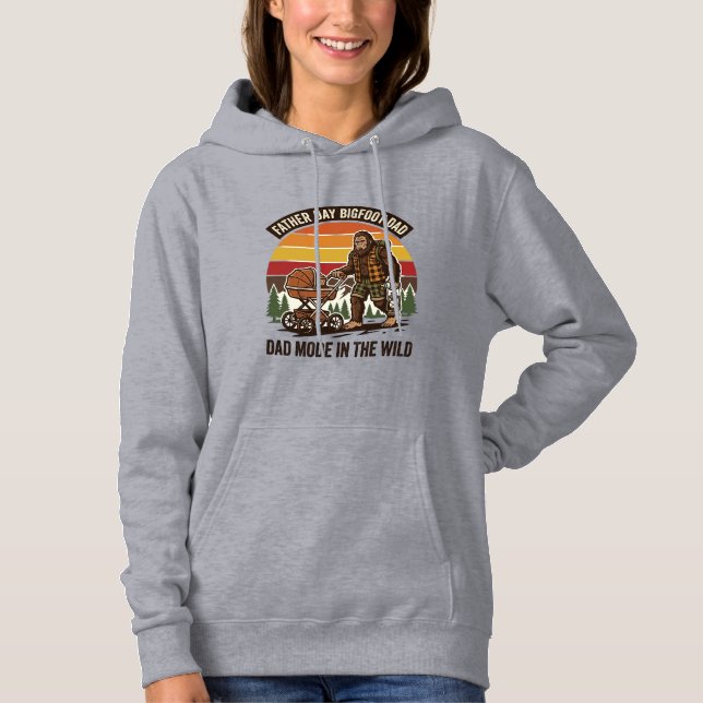 Fars Dag Bigfoot Pappa Tröja Camping Legend Pappa (Framsida)