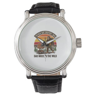 Fars dag Bigfoot Pappa Tröja Camping Legend Pappa Armbandsur