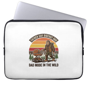 Fars Dag Bigfoot Pappa Tröja Camping Legend Pappa Laptop Fodral