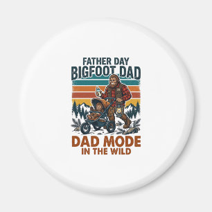 Fars Dag Bigfoot Pappa Tröja Camping Legend Pappa Magnet
