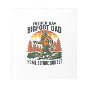 Fars Dag Bigfoot Pappa Tröja Mannen Myten Den  Anteckningsblock