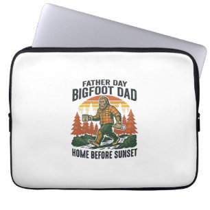 Fars Dag Bigfoot Pappa Tröja Mannen Myten Den  Laptop Fodral