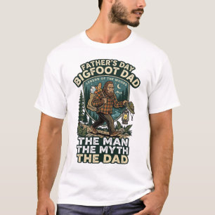 Fars dag Bigfoot Pappa Tröja Stark Tyst Pålitlig