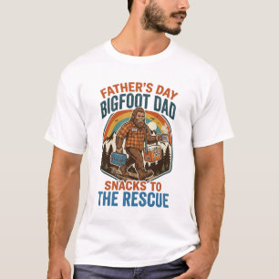 Fars Dag Bigfoot Pappa Tröja Uppfostra Barn Som En