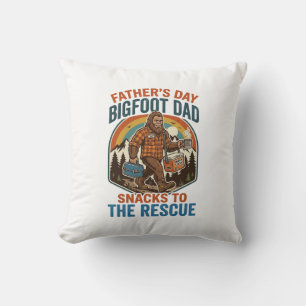 Fars Dag Bigfoot Pappa Tröja Uppfostra Barn Som En Kudde