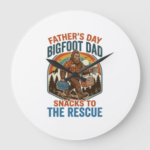 Fars Dag Bigfoot Pappa Tröja Uppfostra Barn Som En Stor Klocka