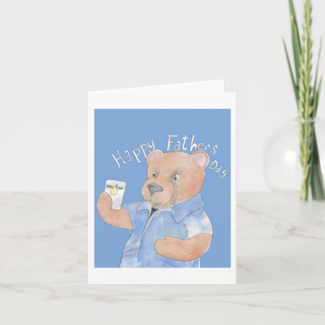 Fars dag Björn  Kort (Framsida)