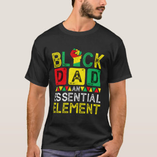 Fars dag Black Pappa Essential Elet Junth T Shirt