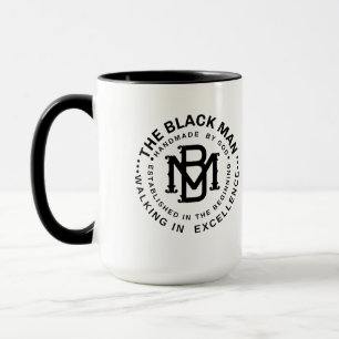 Fars dag Black Pappa Power Quote Gift Mugg
