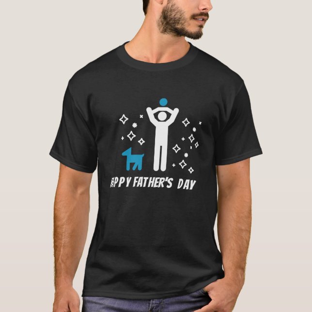 Fars dag-Black T Shirt (Framsida)
