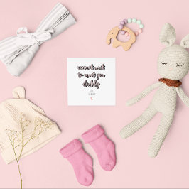 Fars dag Blivande Pappa Snart Pappa Rosa Kort