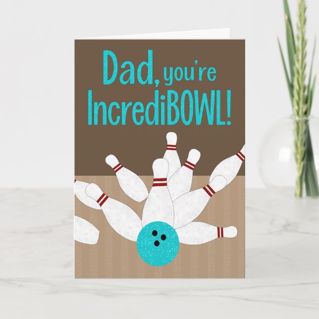 Fars dag bowling kort (Framsida)