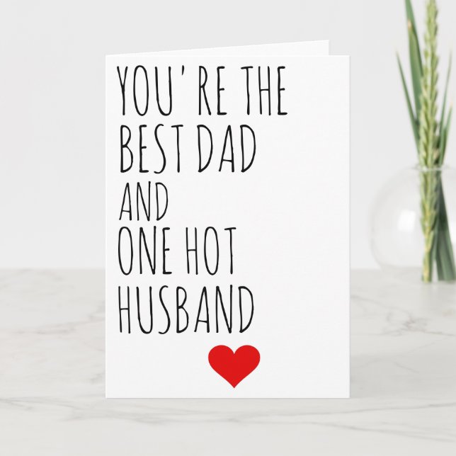 Fars dag BOYFRIEND Make FUNNY FOR HIM Helgkort (Framsida)