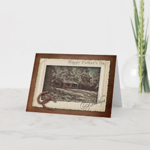 FARS DAG - BRODER - VINTAGE - 100+ års kabin Kort