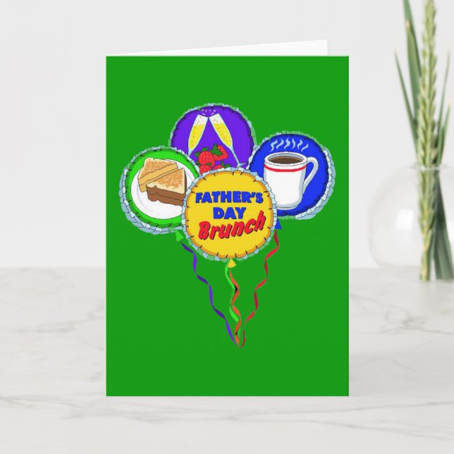 Fars dag Brunch Kort (Framsida)