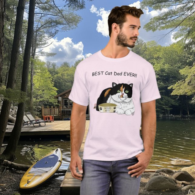 Fars dag Calico Cat T Shirt (Skapare uppladdad)