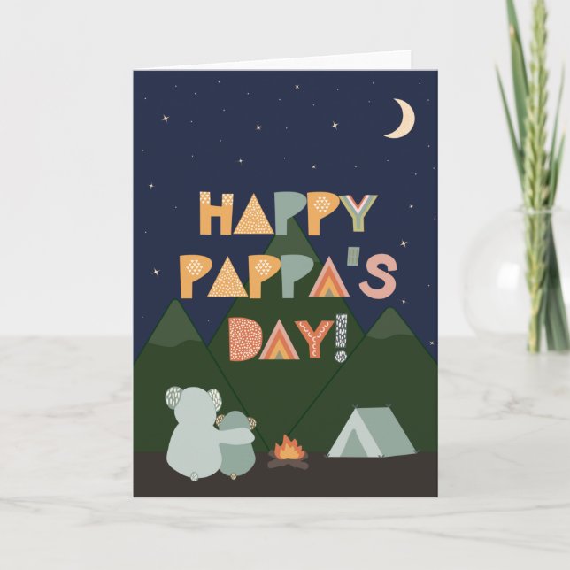 Fars dag Card för pappa Kort (Framsida)