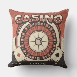 Fars dag Casino Roulette Wheel Kudde