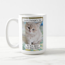 Fars dag Cat Pappa, Underbarare bästa någonsin-fot Kaffemugg