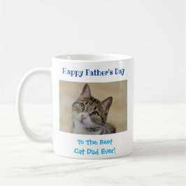 Fars dag Cat Pappa World's Best Aldrig Pet Photo Kaffemugg