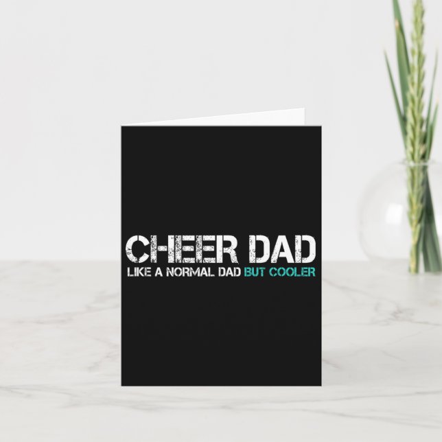 Fars dag Cheer Pappa Make CheerLeader Pappa Manar Kort (Framsida)