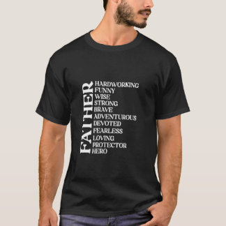Fars dag-citat, Hårt arbetande, Roliga, Kloka, Sta T Shirt