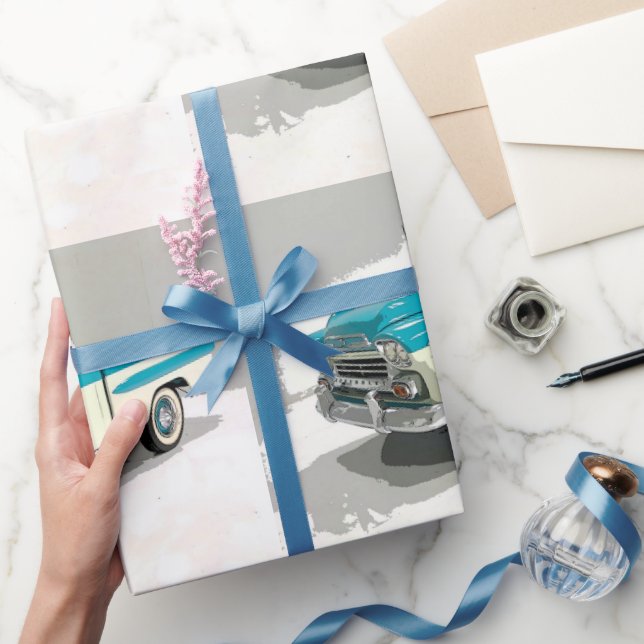 Fars dag Classic Chevy Lastbil Presentpapper (Gifting)