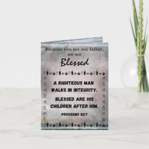 Fars dag Coffee & Scripture Rustic Tuscan Helgkort