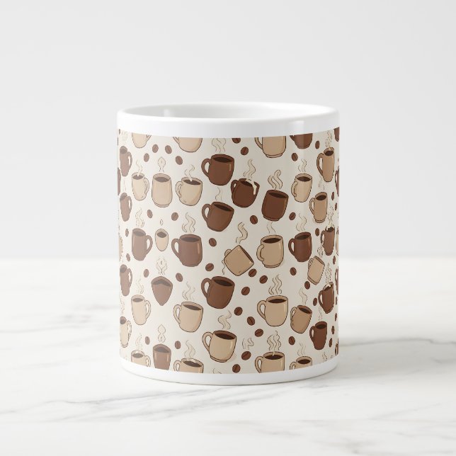 Fars dag Coffee Vibes Jumbo Mugg (Framsidan)