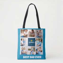Fars dag Collage Tote Bag Tygkasse
